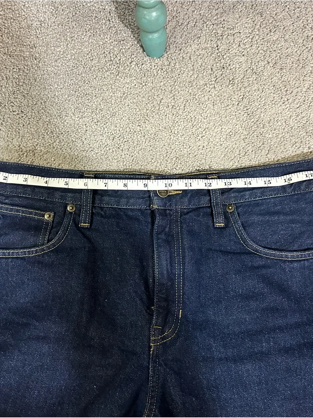 J. Crew Dark Wash flannel lined Jeans 36x30 NWOT